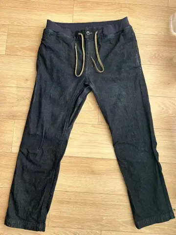 GO HEMP SLIM RIB PANTS ONE WASH