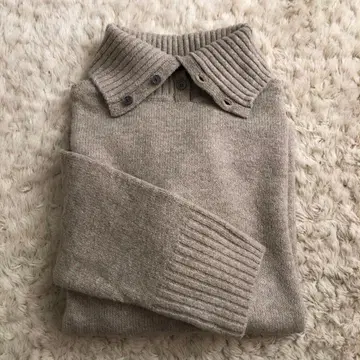 maomade 마오메이드 니트 스웨터 풀오버 베이지