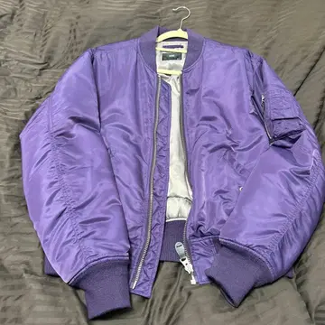 HARE 퍼플 MA-1 자켓 S 사이즈