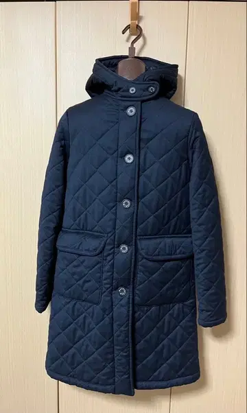 MACKINTOSH 퀼팅 코트 자켓 네이비 36