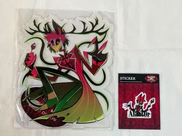 Hazbin Hotel 빅 아크릴 스탠드와 스티커 세트 알래스터