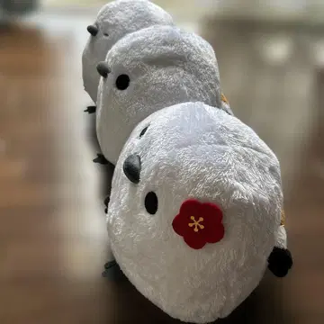 복복 시마연가 곁에 있는 봉제 인형 3마리 시마연가