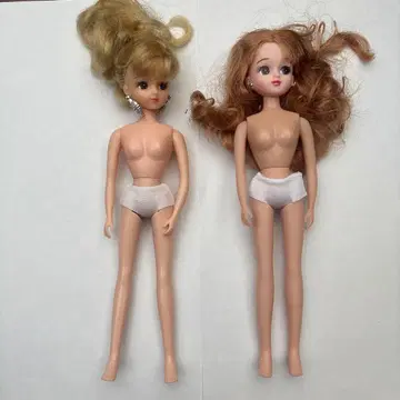 리카짱 인형 2체 세트 금발 브라운