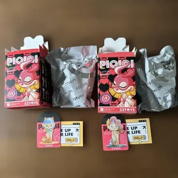 52TOYS PIQIQI 피규어 2개 세트