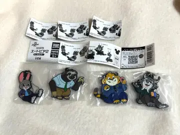 주토피아 2 데포라바 키링 4종 세트