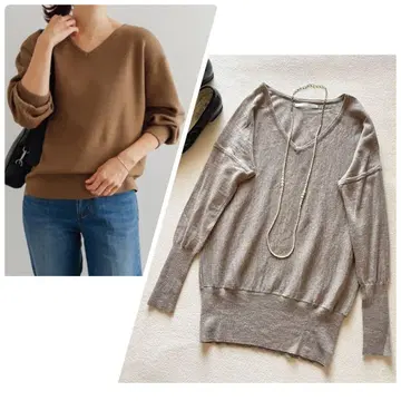 거의 새상품 어반 리서치 DOORS 파인 메리노울 니트 풀오버