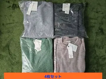 GU 크루넥 스웨터 4장 세트 XXL 3XL