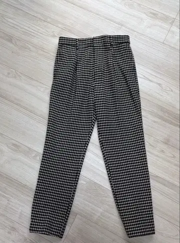 Spick & Span 양면 기모 테이퍼드 팬츠 38