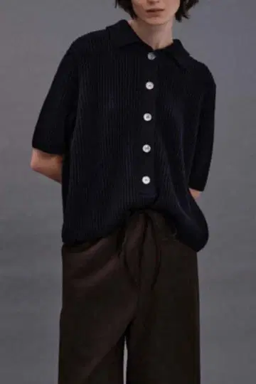 SIBEL SARAL 리브 폴로 니트