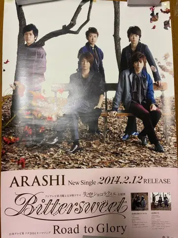 아라시 Bittersweet 판촉 포스터 익명 배송