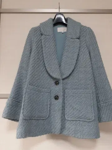 [ 새상품급 ] Coco Dee 코코딜 상큼한 아이스 블루 자켓