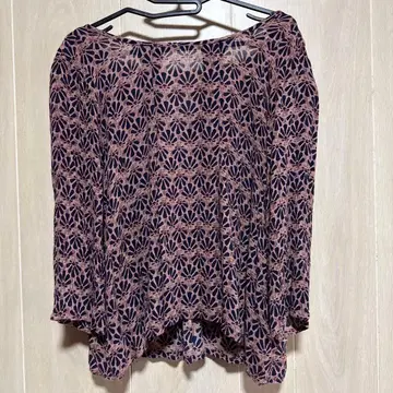 새상품급 ONEILLV 넥 상의 핑크 네이비