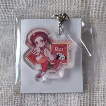 헤타리아 중국 아크릴 이어폰 잭 액세서리 키링 참