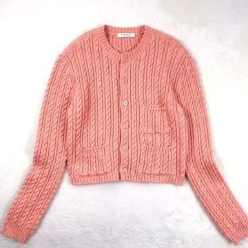 23AW MACPHEE 맥피 하이브리드 코튼 케이블 가디건