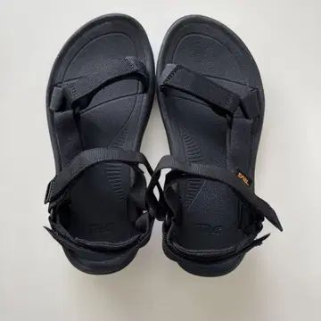 Teva 블랙 스포츠 샌들 허리케인 XL