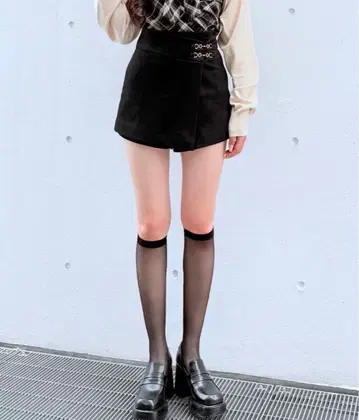 노마에 스웨이드 랩 치마바지