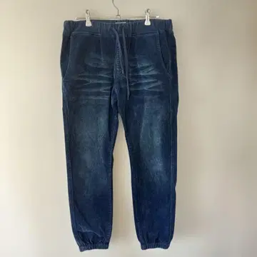 BAYFLOW 블루 코듀로이 팬츠 스트레치 소재