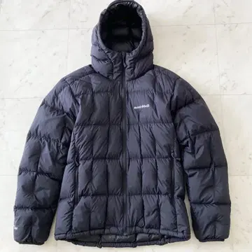 새상품급 mont-bell 네쥬 다운 후드티 다운 자켓 블랙 M