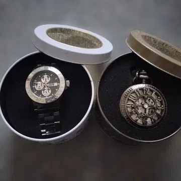 Disney 미키 미니 회중시계 손목시계