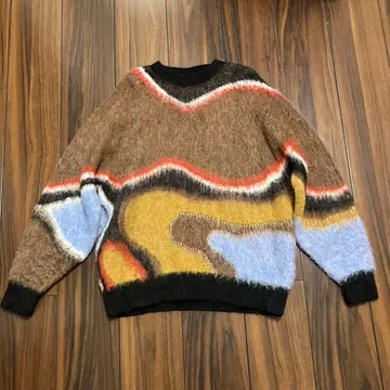 BODY LINE ABORIGINE ART KNIT TOP ameri