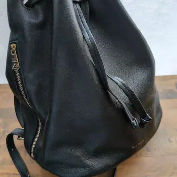 새상품급 Paul Smith 복조리 백팩 블랙 가죽 여성용