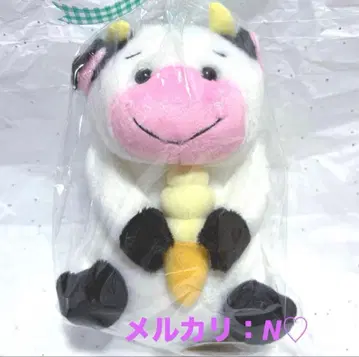 코이와이 농장 한정판 소프트 소 봉제 인형 빅 사이즈 소프트 아이스크림