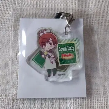 헤타리아 로마노 아크릴 이어폰 잭 액세서리 키링 참