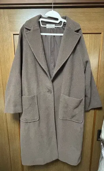 Mila Owen 브라운 롱 코트 F 사이즈