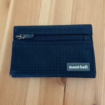mont-bell 네이비 3단 폴더형 지갑