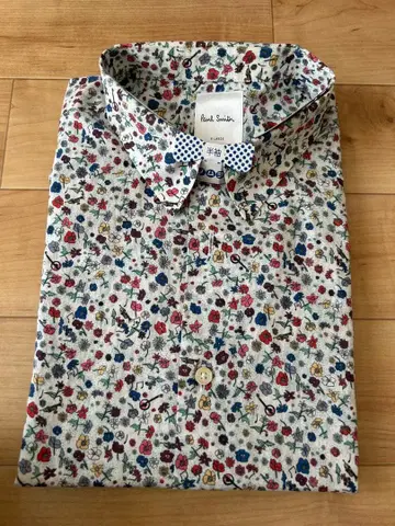 폴 스미스 꽃무늬 반팔 셔츠 XL