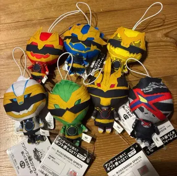 넘버원 전대 고쥬우쟈 봉제 인형 참 7종 컴플리트