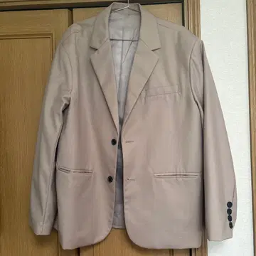 베이지 테일러드 자켓