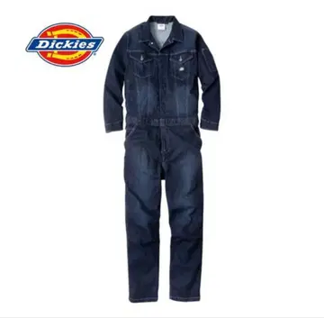Dickies 다크 데님 오버롤 M 사이즈 여성용 남성용 겸용