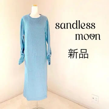 sandless moon 스카이블루 니트 원피스 새상품