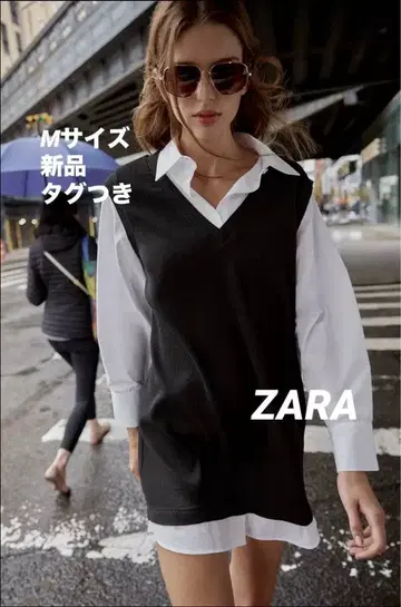 [ 완판템 ] ZARA 더블 패브릭 포플린 미니 원피스 M 새상품