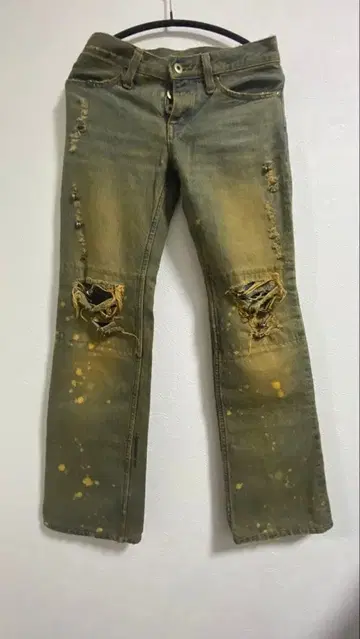 ifsixwaznine MUDMAX 데님 녹 가공 컨디션 최상