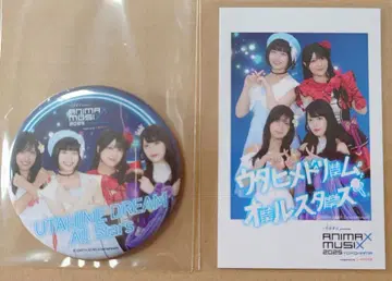 ANIMAX MUSIX 2025 우타히메 드림 올스타즈 캔 배지