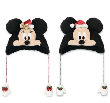 [ 새상품 ] 디즈니 크리스마스 2025 미키 미니 팬캡 세트