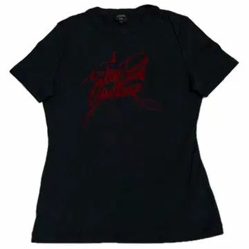 90s Jean Paul Gaultier 인사이드 아웃 로고 T셔츠