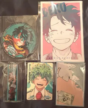 히로아카 원화전 미도리야 이즈쿠 5종 세트