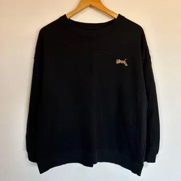 트라노이 TRANOI. 여성용 블랙 트레이닝복 맨투맨