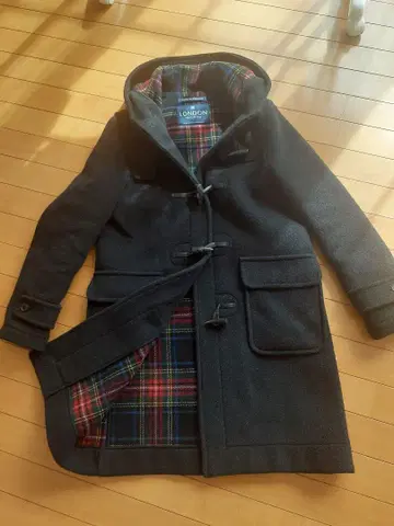 런던 트래디션 더플 코트 차콜 그레이