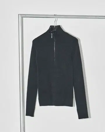 TODAYFUL 투데이풀 Halfzip Rib Knit black