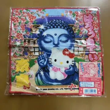 헬로키티 고토치 푸치 타월 나라 대불 한정판