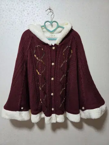 액시즈 니트 판초