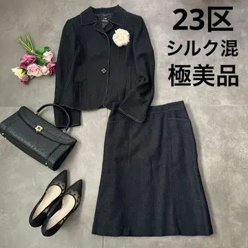 컨디션 최상 23구 실크 혼방 세레모니 셋업 블랙 시치고산 졸업 입학