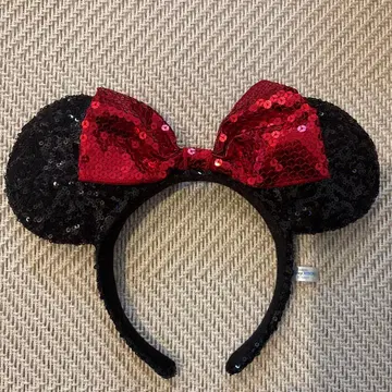 디즈니 미니 스팽글 머리띠