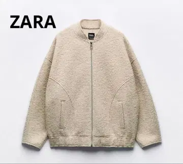 부클 오버사이즈 봄버 자켓 ZARA