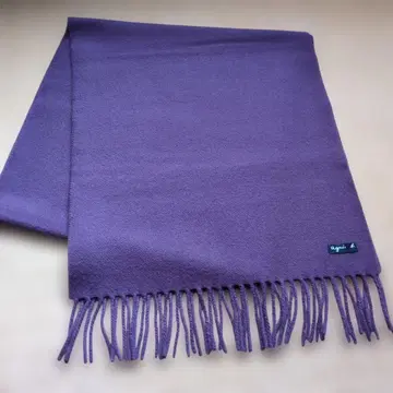 agnes b. homme 남성용 머플러 보라색 블랙