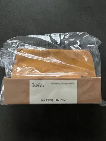 새상품 Native Union WFA 테크 오거나이저 파우치 크라프트